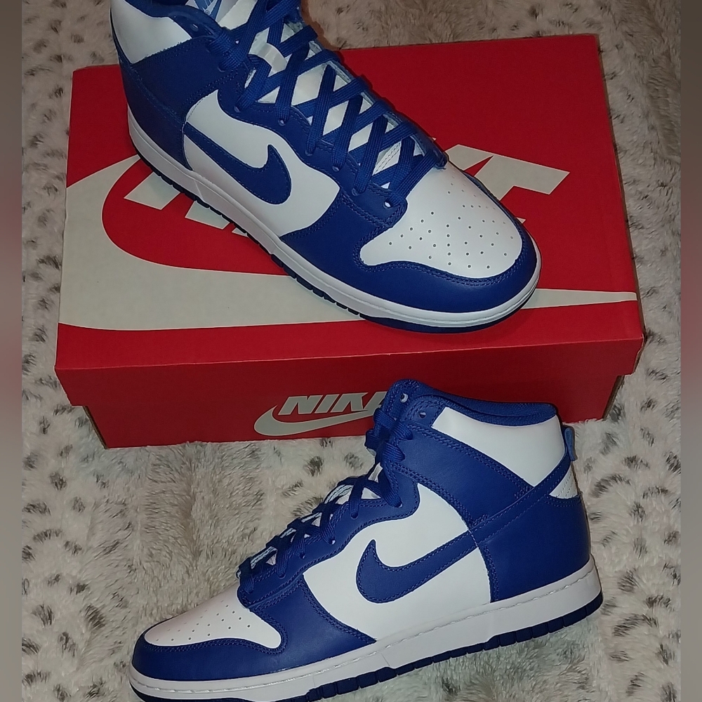 Nike Dunk High Retro Kentuky Game Royal